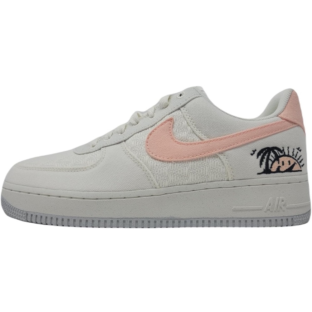 Nike Air Force 1 Low Cream and Peach Sneakers